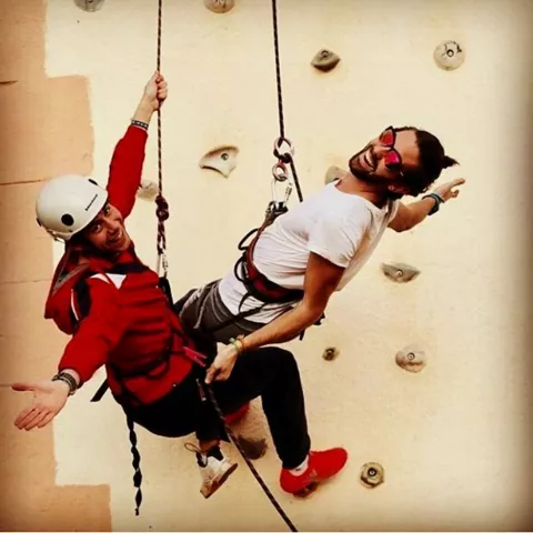 Escalada en rocódromo