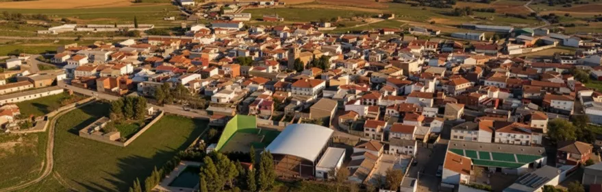 Vista aérea del núcleo urbano.