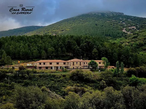 Alojamiento rural rodeado de bosque y montañas