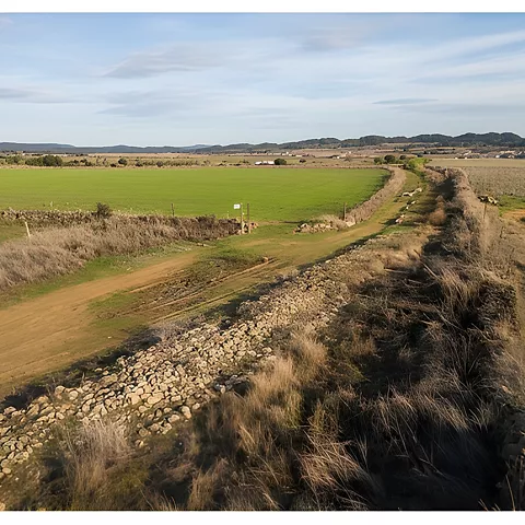 Restos de la calzada romana de Chillón