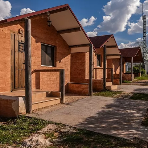Vista del Camping Las Majadas de Cuenca