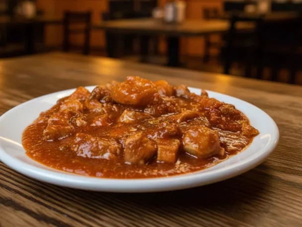 Plato de guiso casero