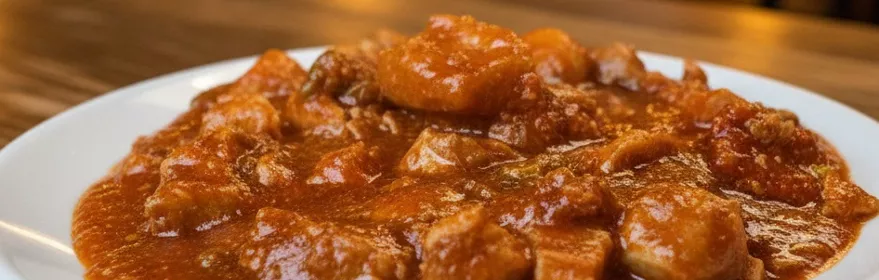 Plato de guiso casero