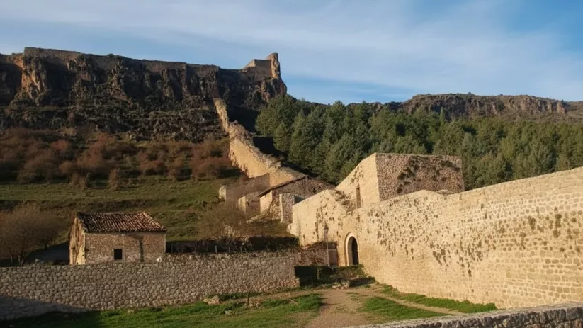 Murallas de piedra y edificaciones antiguas