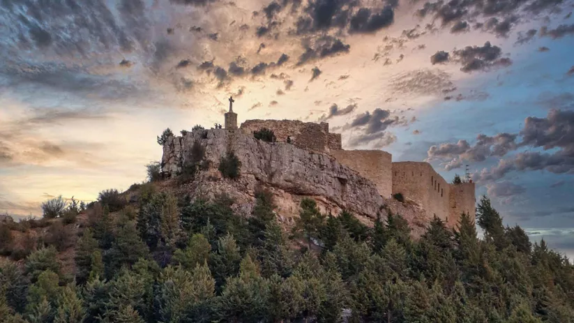 Panorámica del castillo de Rochafrida