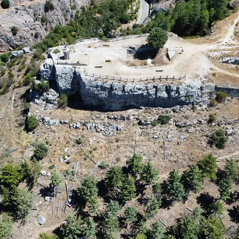 Entorno del castillo de Rochafrida, en Beteta