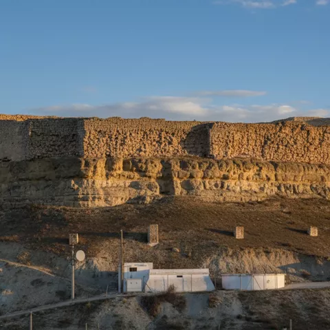 El castillo de Monteagudo de las Salinas