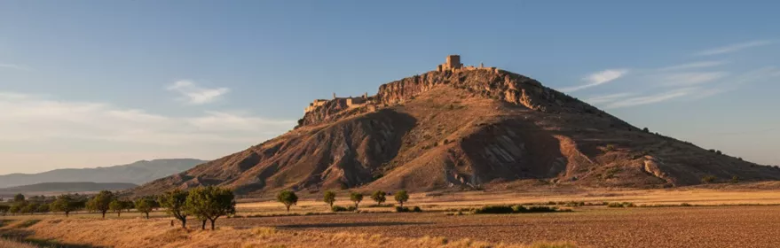 Entorno del castillo de Moya en Cuenca