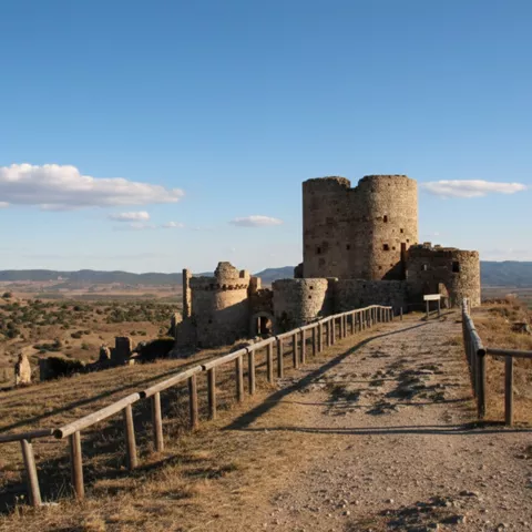 Vista desde el castillo de Moya