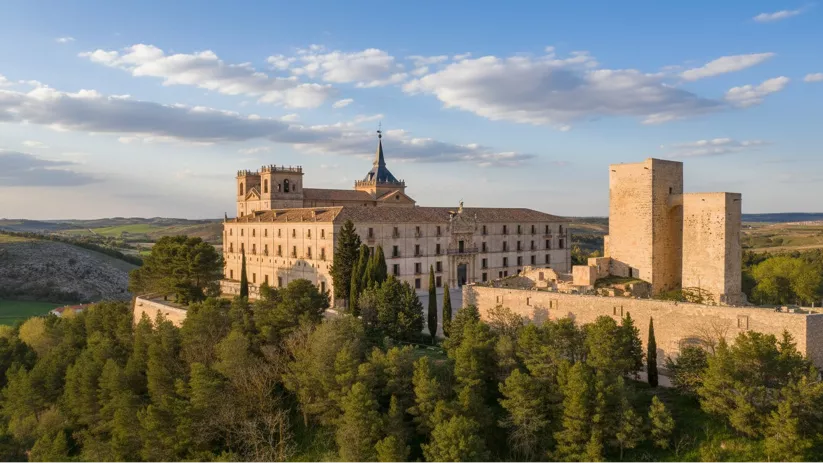Panorámica del castillo monasterio de Uclés