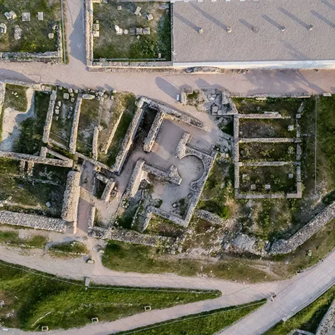 Imagen aérea de la ciudad 