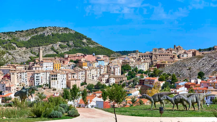 Vista de Cuenca desde el Museo Paleontológico