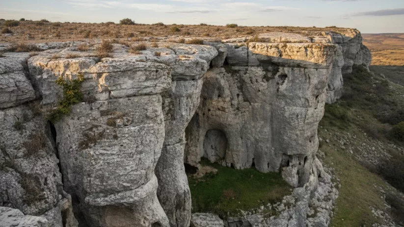 Entorno de la entrada a la Cueva de los Moros en Las Majadas