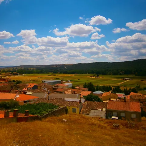 Vista de Cañada del Hoyo desde el castillo del Buen Suceso