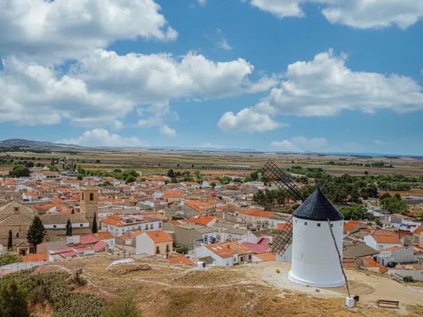 Vista panorámica del casco urbano desde un cerro