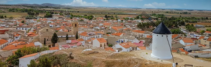 Vista panorámica del casco urbano desde un cerro
