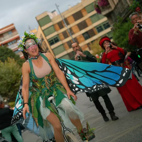 Desfile en el Festival de Otoño de Cuenca