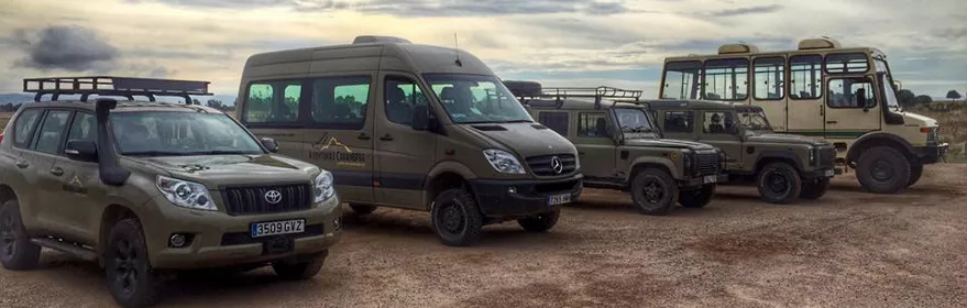 Flota propia para visitas guiadas en el Parque Nacional de Cabañeros y Montes de Toledo: rutas de naturaleza para grupos, colegios y empresa