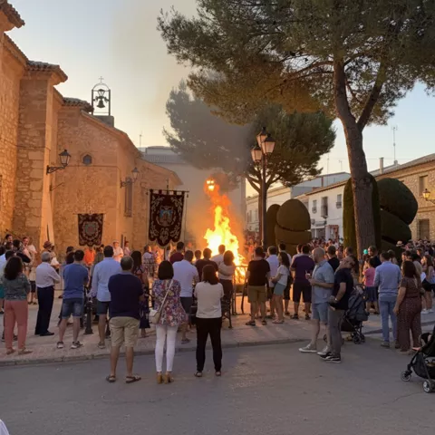 Fiesta popular en Mota del Cuervo, Cuenca