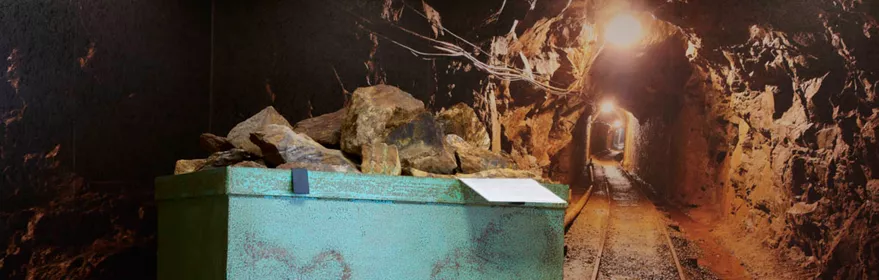 Vagoneta en el Centro de Interpretación el País de la Plata, Hiendelaencina