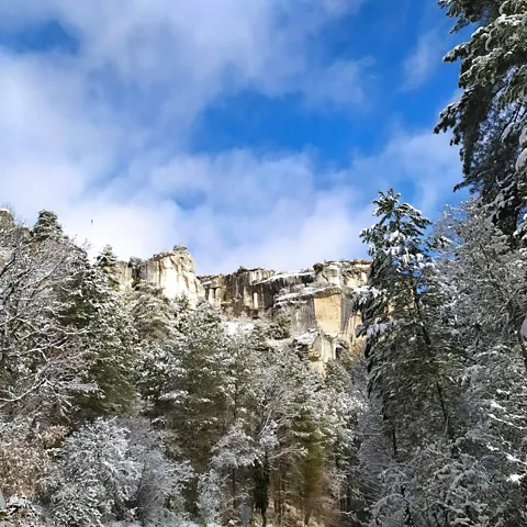 Nieve en la Hoz de Beteta y Sumidero de Mata Asnos