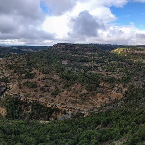 Panorama desde el mirador del Tío Cogote en Las Majadas, Cuenca