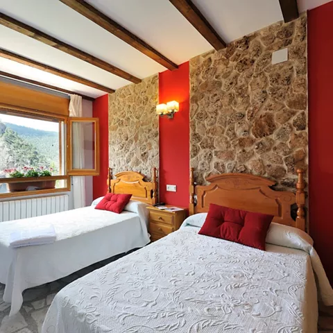 Habitación de dos camas