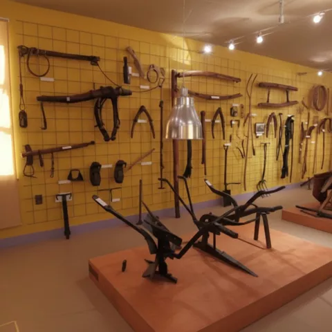 Sala del Museo Etnográfico de Huete, en Cuenca