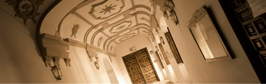 Interior del Museo de Arte Contemporáneo Florencio de la Fuente en Huete, Cuenca