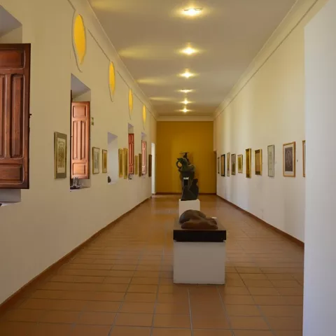 Sala del Museo de Arte Contemporáneo Florencio de la Fuente en Huete