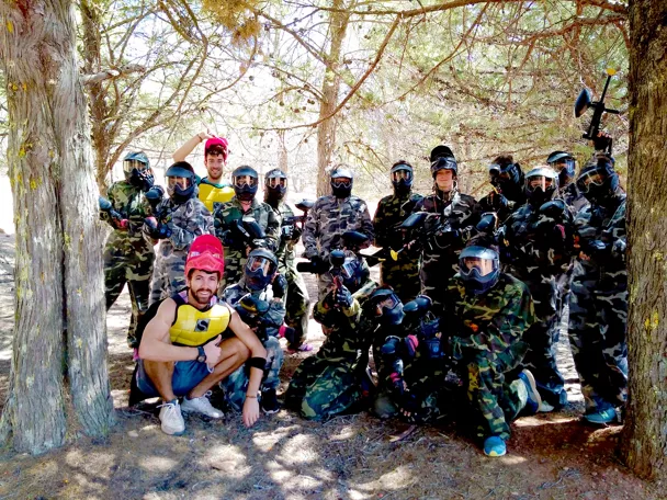 partida de paintball en la sierra de Alcaraz (Albacete)