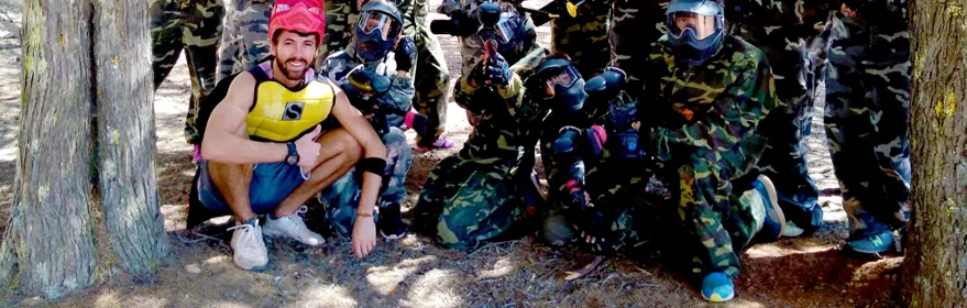 partida de paintball en la sierra de Alcaraz (Albacete)