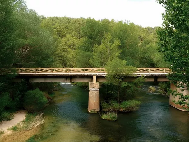 Puente sobre el río Tajo.
