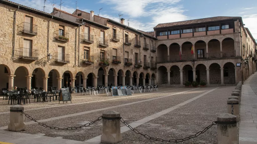 Cascada natural sobre poza rodeada de vegetación.