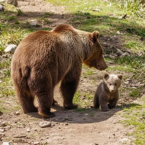 Osos en el Parque Cinegético de El Hosquillo