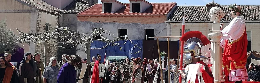 Juicio romano en recreación de la Pasión.