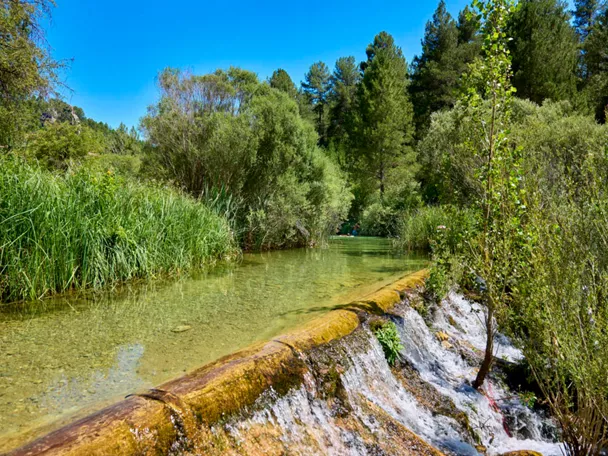 Zona de baño de Poyatos