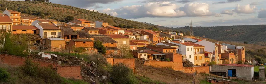 Panorámica de Puebla de Don Rodrigo en Ciudad Real