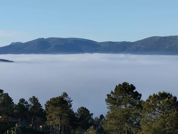 Imagen desde el Puerto de Niefla dentro del Parque Natural del Valle de Alcudia y Sierra Madrona
