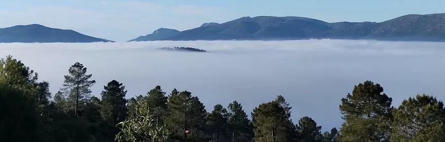 Imagen desde el Puerto de Niefla dentro del Parque Natural del Valle de Alcudia y Sierra Madrona