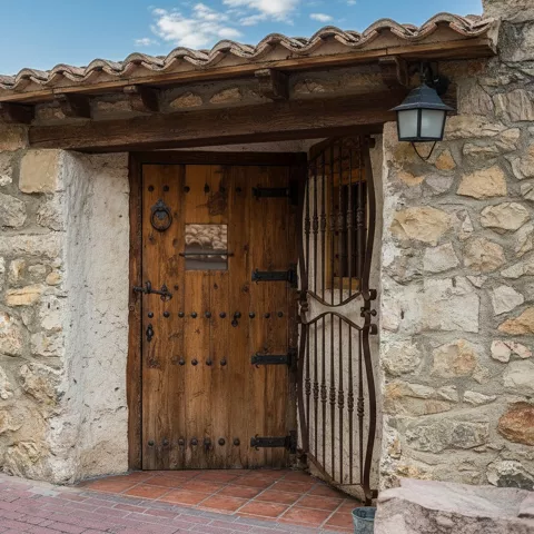 Puerta del Restaurante Fuentelgato