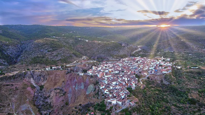 Panorámica de Santa Cruz de Moya, Cuenca