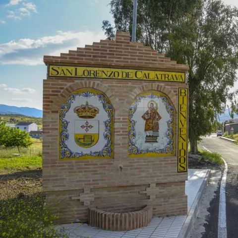 Entrada a San Lorenzo de Calatrava