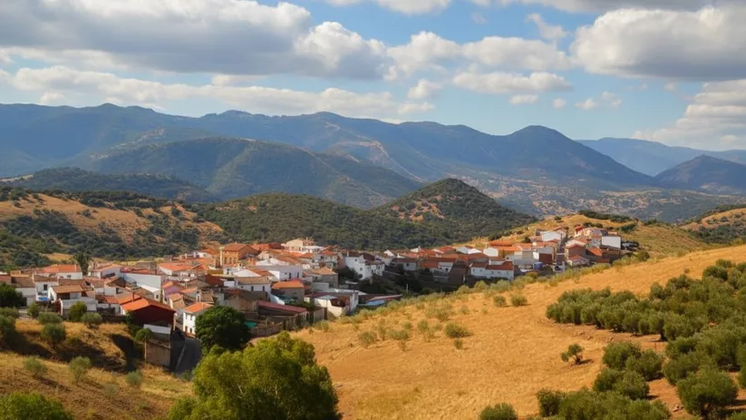 Panorámica de San Lorenzo de Calatrava