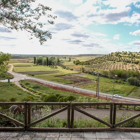 Panorámica de Santa Cruz de los Cáñamos