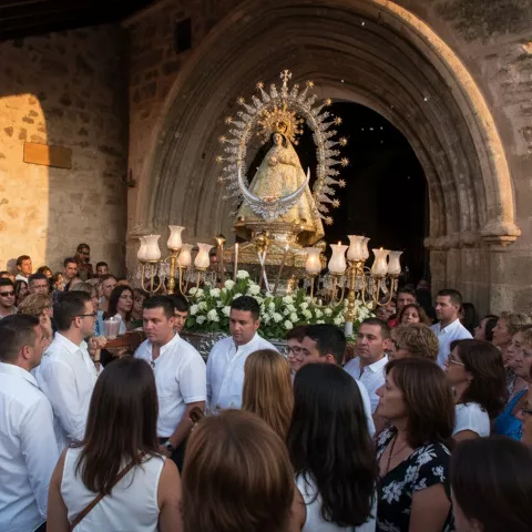 Devoción por la Virgen de Tejeda en Moya