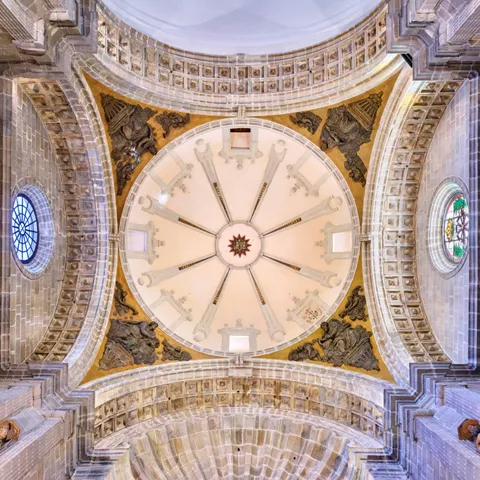 Interior de la iglesia de Santa Catalina