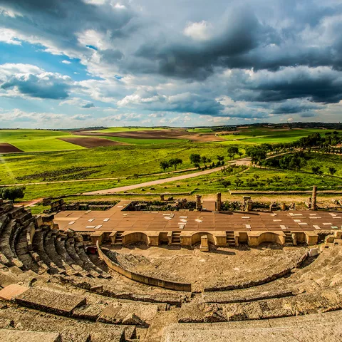 Imagen del teatro desde arriba