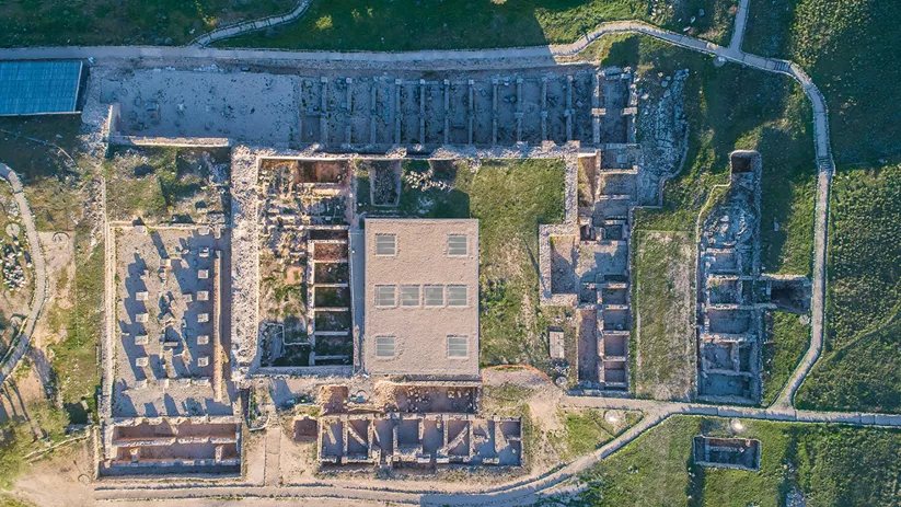 El yacimiento de Valeria a vista de dron