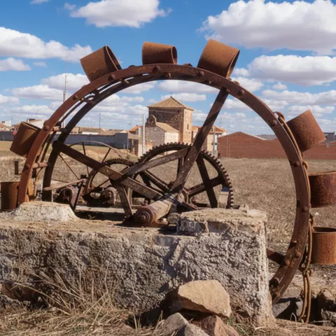 Molino de agua traducional en Valenzuela de Calatrava